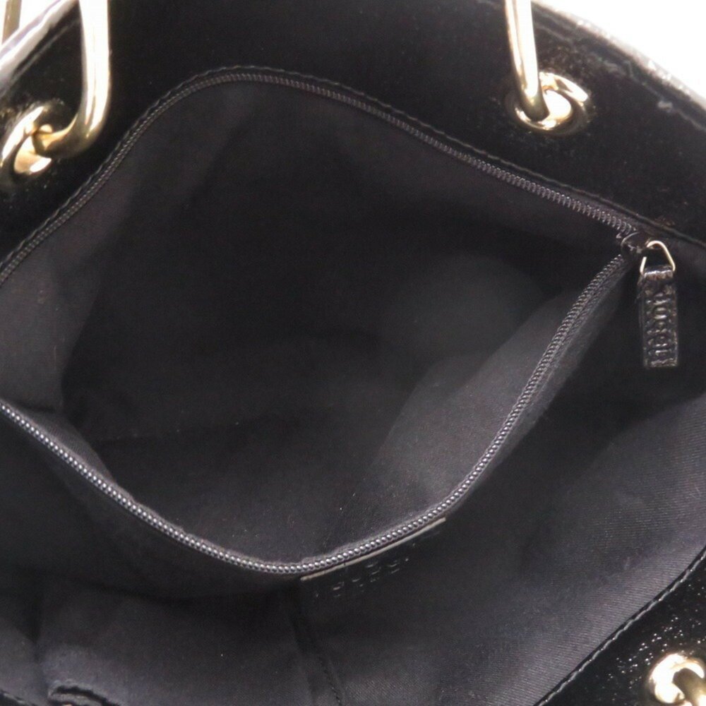 GUCCI Black Leather Tote Bag - Picture 8 of 11